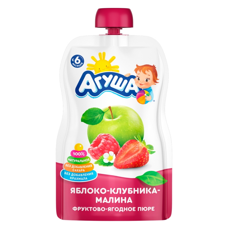 Խյուս խնձոր ելակ ազնվամորի 90գ