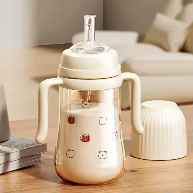 Հակակոլիկային կերակրման շիշ՝ երկու ծծակներով